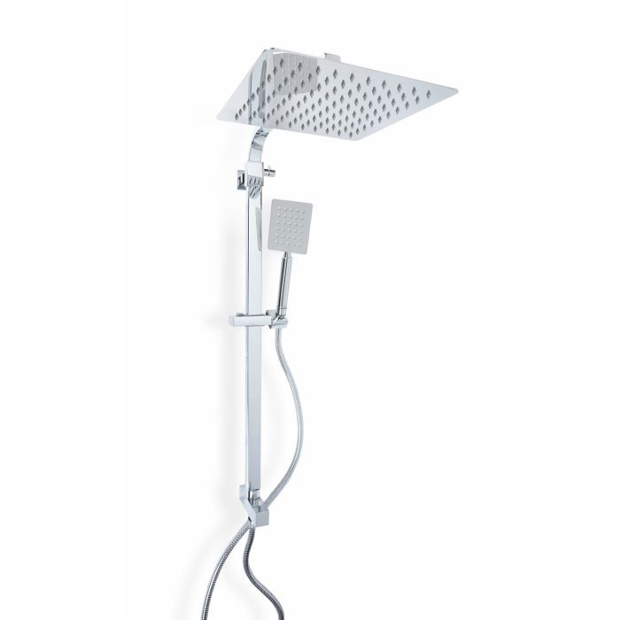 Ensamble de douche Carré Chrome en Acier Inox Aisi 304 Mod. Zeus main product photo