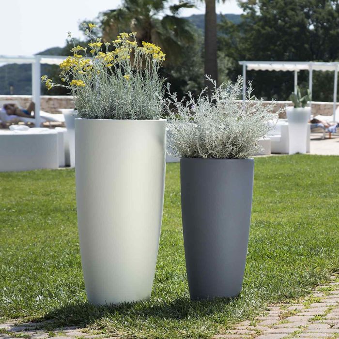 Pot de Fleurs en Résine mod. Agave Rond main product photo