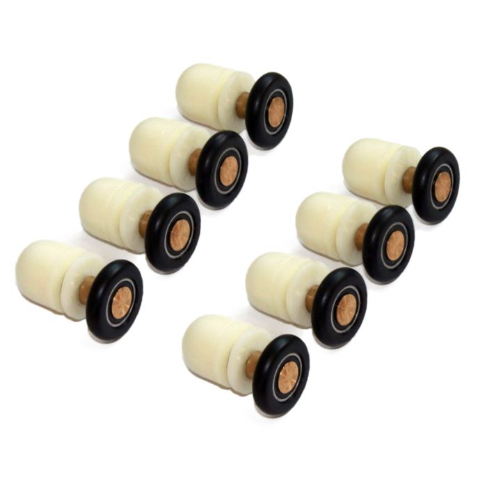 Kit 8 pièces roulettes remplacement douche pour verre porte coulissante Roger main product photo