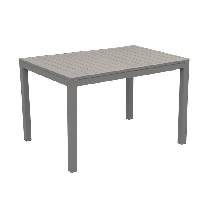 Table de jardin Taupe 70x53 cm h 75 cm en Aluminium mod. Sullivan main product photo