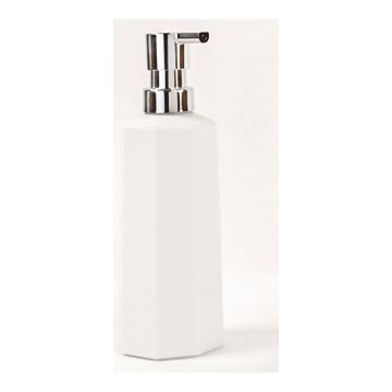 Distributeur de savon à poser Blanc mat en ABS Mod. Otto
