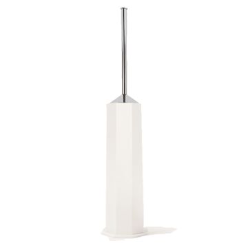 Porte brosse à poser Blanc mat en ABS Mod. Otto