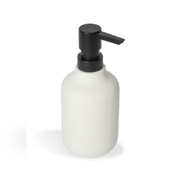 Distributeur de savon à poser Blanc mat en Céramique Mod. Chloe