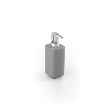 Distributeur de savon à poser Gris en Résines Thermoplastiques Mod. Pod