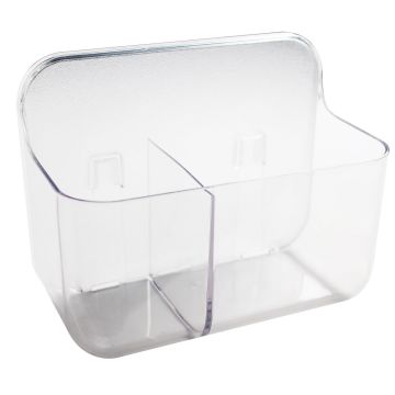 Organisateur 2 compartiments Transparent en Matériau thermoplastique Mod. Air Container