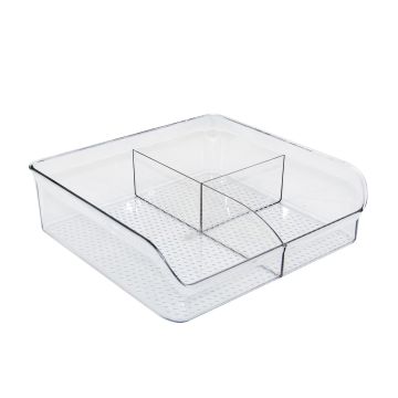 Organisateur étagère de rangement Maxi Transparent en Matériau thermoplastique Mod. Table Container
