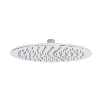 Pommeau de douche Rond 1 jet Chrome Ø 25 en Acier Inox 18/10 ss Aisi 304 Mod. Seven Round