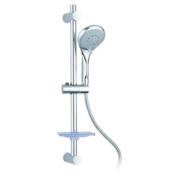 Comet - Ensemble de douche 5 Jets Acier Inox et Abs 