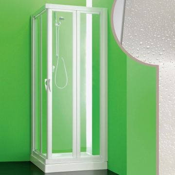 Cabine douche en acrylique mod. Giove avec ouverture pliante