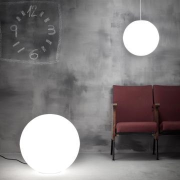 Lampe ronde sphérique mod. Moon