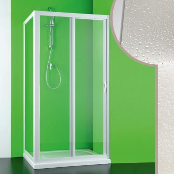 Cabine douche en acrylique mod. Mercurio avec ouverture laterale