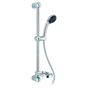 Planet - Ensemble de douche 3 Jets Acier Inox et Abs 