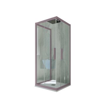 Kolors Trio H 200 en PVC Lavande Verre Transparent mod. Kolors Trio