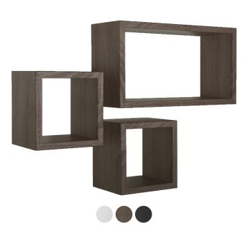 Étagères à mur Lot de 3 pc modulaires à choix mod. Tribù